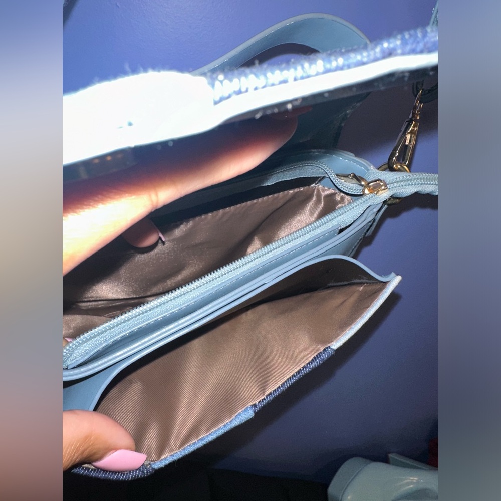 Patchwork Denim Purse - image 2